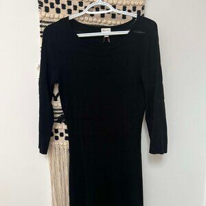 Bodycon dress with stripes